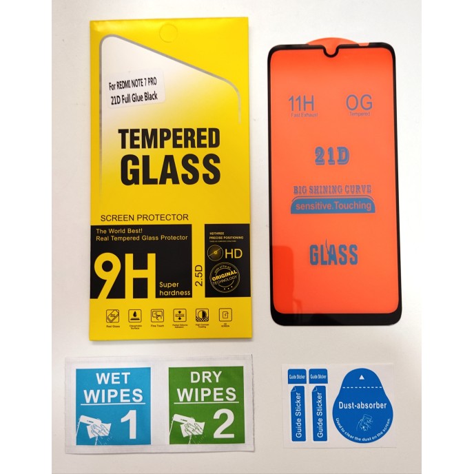 VIDRIO TEMPLADO 21 D REDMI 14